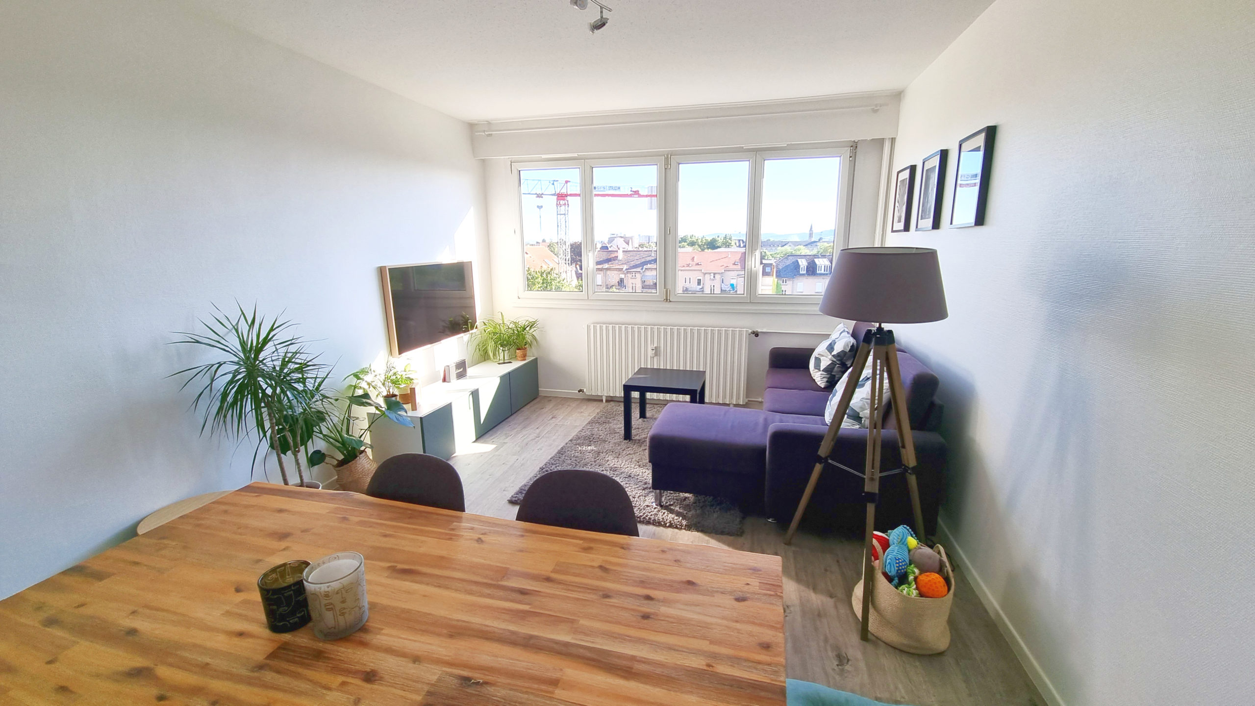 Rented bright flat 2 rooms – Rue Begin – Metz