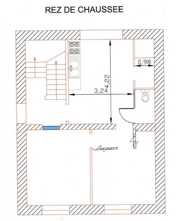 Plan de l'appartement - RDC